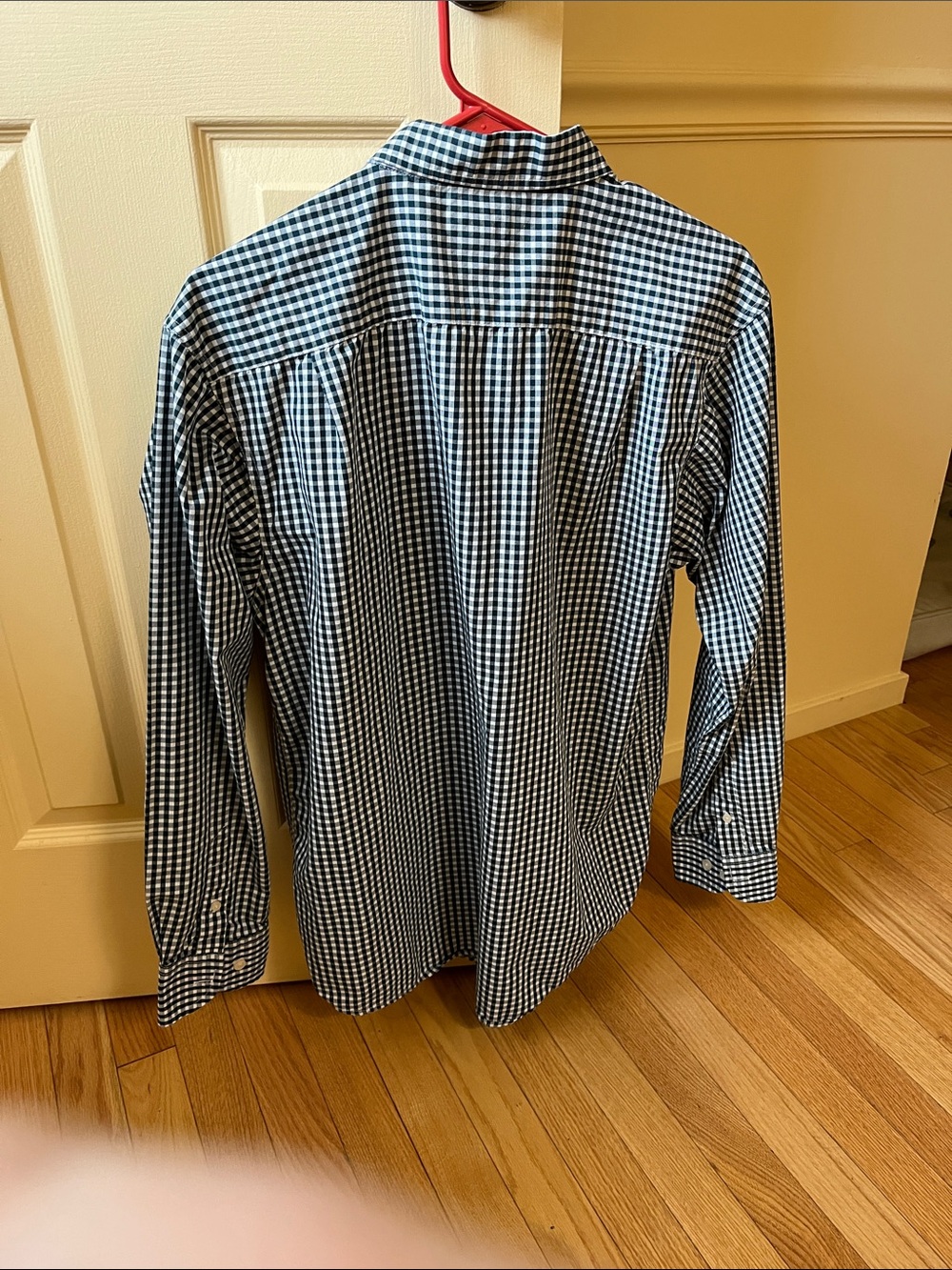 Haggar Green & White Gingham Button-Down Shirt - Picture 6 of 6